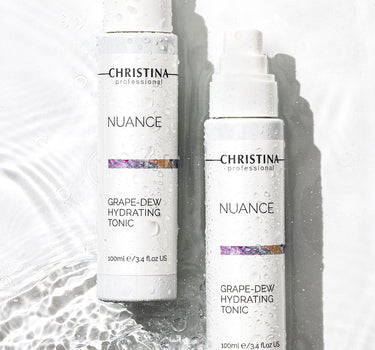 תרסיס לחות לרענון מכיל תמצית ענבים ניואנס