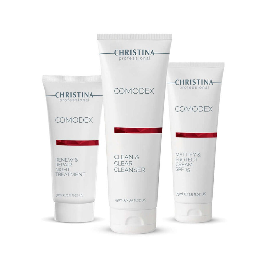 מענה 360 רוטינה לבעיות העור השמן ולאקנה מסדרת קומודקס